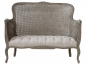 Preview: Vintage Sofa mit französischen Geflecht
