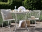 Preview: Shabby Chic Caféset Garten Set Tisch und Stühle