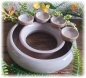 Preview: Blumenring Steckring  Keramik