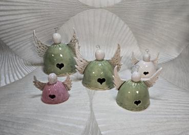 Preview: Neujahrsengel Keramik Engel