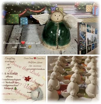 Preview: Keramik Engel Engelbert