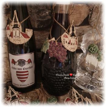 BurgLichter Flaschenanhänger Burg Querfurt