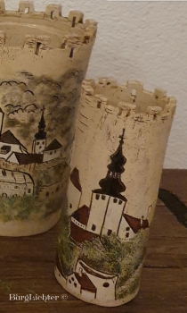 Keramik Vase Burg Querfurt BurgLichter © Turm