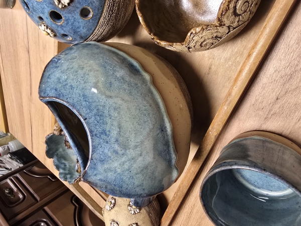 Ellipsen Vase Gänseblümchen Designvase