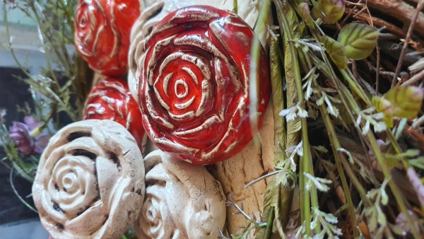 Vintage Keramik Rose