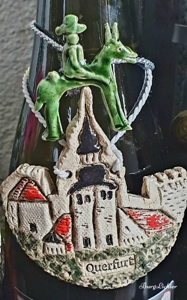 Keramik Anhängerchen Talisman Amulett Querfurter Burg BurgLichter ©