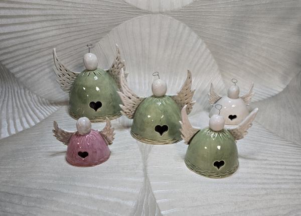 Neujahrsengel Keramik Engel