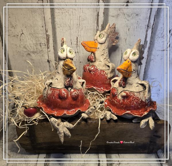 Keramik Huh Isolde - Mobile Kanntenhocker