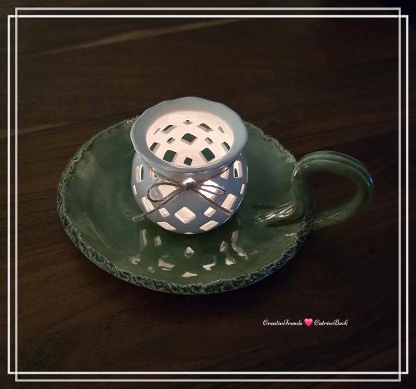 Keramik Kammerleuchter Hermine