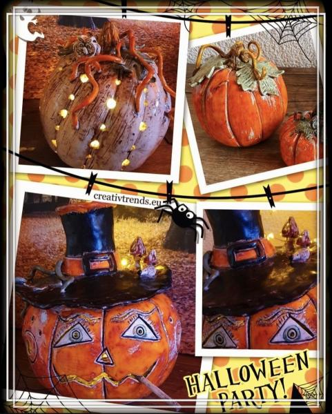 Keramik Kürbis Vladimir Windlicht