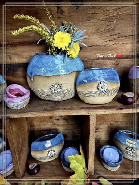 Keramik Vase Daisy Ellipse