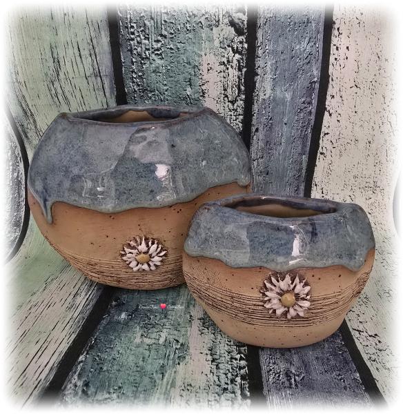 Keramik Vase Daisy Ellipse