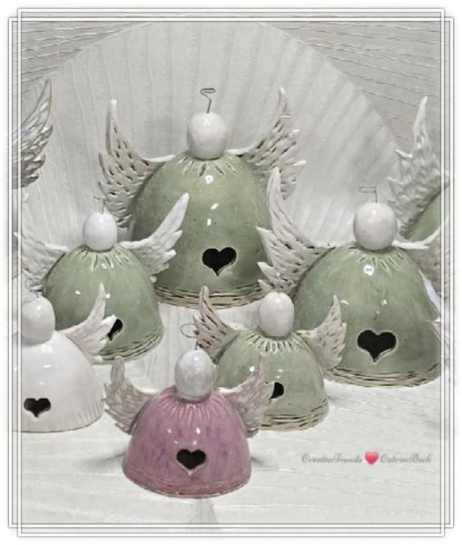 Neujahrsengel Keramik Engel