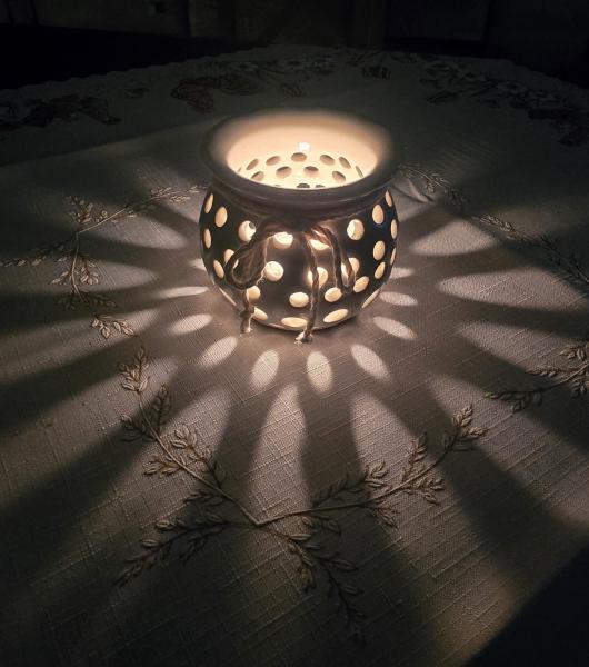Keramik Windlicht