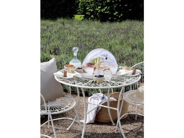 Shabby Chic Caféset Garten Set Tisch und Stühle