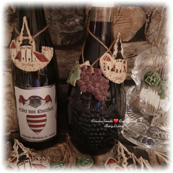 BurgLichter Flaschenanhänger Burg Querfurt