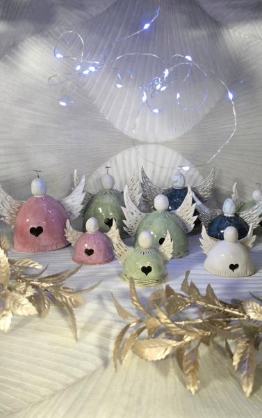 Neujahrsengel Keramik Engel