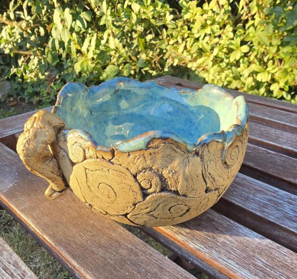 Keramik Ammoniten Schälchen Schale