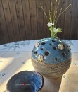 Steckvase Kugelvase Gänseblümchen